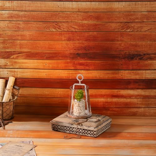 4" Wide Modern Farmhouse Metal Hurricane Candle Holder with Handmade Sturdy Glass Sleeve in Vintage White for 2" Pillar Candle & Plants, Glass Hurricane Lantern, Industrial, Minimalistic - color: White Shabby, size: 4"x7.5"