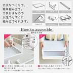 LIHIT LAB Desktop Stand with Drawer, 9.8 x 15.4 x 6.3 Inches, White (A7342-0) - color: White, size: 9.8" x 15.4" x 6.3", style: Drawer