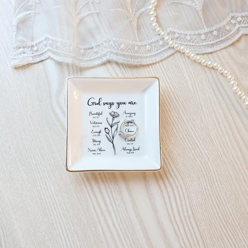 HOME SMILE Christian Gifts for Women Christmas Birthday,Inspirational Gifts for Friends, Religious Spiritual Gifts for Her Mom Girl Female Coworker Sister Christian - style: Christian