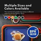 New Star Foodservice Fast Food Tray, Set of 12 (Black, 14 by 18-Inch) - color: Black, size: 14 by 18-Inch