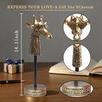 Grandma Gifts from Grandkids, Exquisite Handmade Giraffe Grandma Birthday Gifts from Granddaughter Grandson Funny Home Decor, Great Grandmother Grandparents Present for Mother's Day - style: TO MY GRANDMA