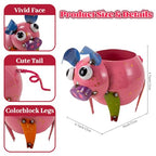 Oak & Lore Outdoor Metal Pig Garden Statues, Whimsical Farm Animal Garden Sculptures & Statues for Patio, Lawn & Backyard Decor - style: PIG