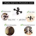 6.75" H Jack Decor Cast Iron Decorative Jacks for Home, Iron Bookends, Door Stop,Paperweight（1 PC）