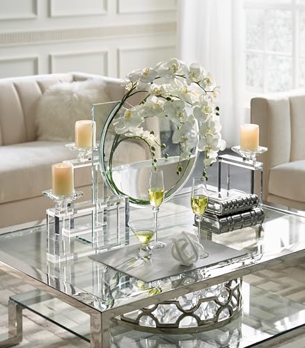 Z Gallerie Ceramic Books Set of 2 Decorative Books for Shelves, Desks & Tables Elegant Decorative Accessories for Living Room, Bedroom & Office,Silver - color: Silver