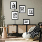 Americanflat Adjustable Tabletop Easel Stand for Picture Frames up to 28" - Ideal Picture Frame Stand to Display Art, Signs, or Photos - Use Easel Stands for Home or Events - Black - size: 28 inch, style: Tabletop Frame Stand