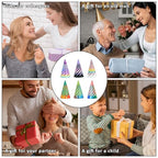 6PCS Impossible Cone,3D Printed Spiral Cone Fidget Toys,Impossible Pyramid Passthrough Sculpture,Stress Relieving Toys for Adults and Kids,Stocking Filler White Elephant Gifts (6 Colors) - color: 6 Colors