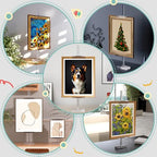 Adjustable Tabletop Acrylic Easel Stand for Picture Frames & Photo Display – Art Easel, Holds Frames up to 30" H, Perfect for Table Decor, Wedding Sign, Artwork Holder - size: 1-Pack, 30"H
