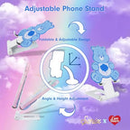 Sonix x Care Bears Character Phone Stand | Adjustable Cell Phone Holder, Desk Stand, Dock | Care Bears | Grumpy Bear - color: Grumpy Bear