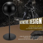 motofans® Helmet Stand Metal, Rotation Metal Stand Desktop Hanger Rack Helmet Stand Display for Motocycle Helmet, Caps,Hat, and Rugby Helmet - color: 1pack