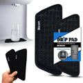 Refrigerator Drip Catcher for Water Tray, Protects Ice and Water Dispenser Pan From Spills, Mineral Build-Up and Water Splatter (2 pack, Black) (Rectangular) - style: Black Rectangular
