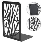 Book Ends Metal Bookends Heavy Duty Non-Skid Bookend Book Holder Bookend Supports Premium Iron Book Stopper for School Home Office Study Room(7x4.7x3.5inch)