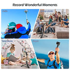 Aureday Selfie Stick with Wireless Bluetooth Remote, Portable 41 Inch Gopro Selfie Stick Tripod with Light, Compatible with iPhone 14/13 Pro/12/11 Pro/Max/XS/XR/X/8/7 and Android Smartphones - size: 41in