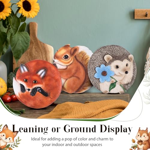 Cinnvoice 3 Pack Garden Stepping Stone Outdoor, Decorative Dimensional Resin Stepping Stones for Patio Pathway Landscaping Walkway Sculpture Yard Backyard Lawn(Animal,10 Inches) - size: 10 Inches, style: Animal