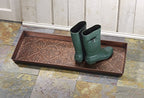 HF by LT Medallion Pattern Metal Boot, 30 x 13-Inches, Antique Copper Finish - color: Medallion Pattern, Antique Copper Finish