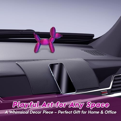 3D Printed Figurines Art Sculpture Toy Office Desk Shelf Decoration Colorful Abstract Sculpture Pieces Creative Display Decor - color: Balloon Dog, size: F