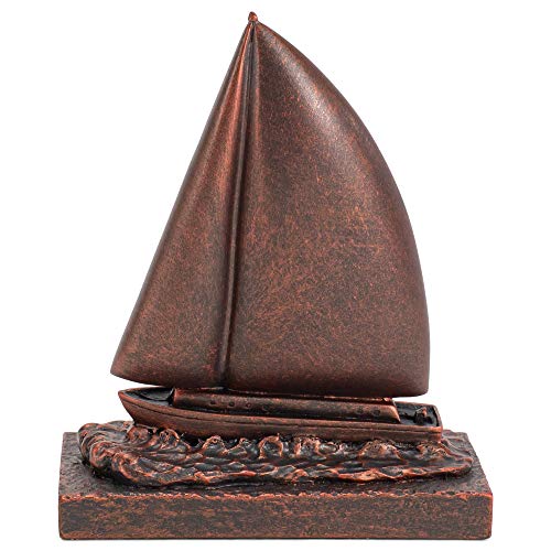Lighthouse Christian Products He Guides Bronzelike Finish 4.5 x 5.25 Cast Stone Mounted Sculpture