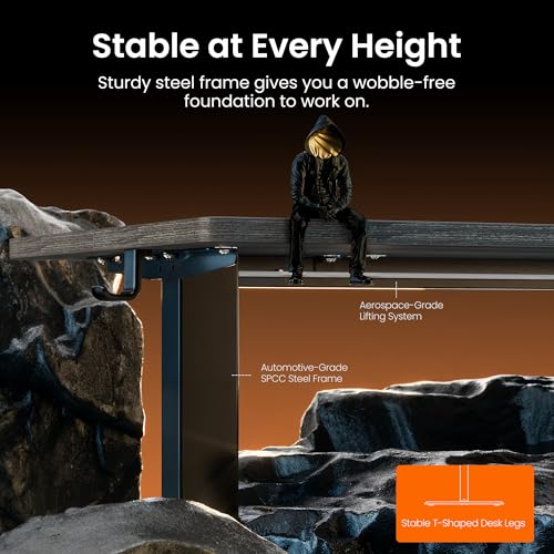ErGear Height Adjustable Electric Standing Desk, 55 x 28 Inches Sit Stand up Desk, Memory Computer Home Office Desk, Grey - color: Grey, size: 55.1 X 27.6 Inches