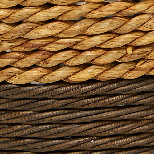 Deco 79 Seagrass Handmade Decorative Vase Tall Woven Floor Centerpiece Vase, Vase for Home Decoration 11" x 11" x 27", Brown - size: 11" x 11" x 27"