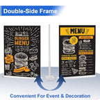10 Pack Acrylic Sign Stand 8.5 X 11, Vertical T-Shape Clear Plastic Display, Double-Sided Clear Table Top Sign Holder, Suitable for Office, Store