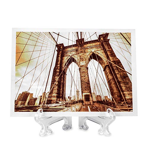 Super Z Outlet Clear Plastic Easels, 3.5” Mini Display Stands for Light Items – 3 oz Capacity Holders for Place Cards, Small Photos, Trading Cards, Table Numbers, and Crafts (12 Pack) - size: 3.5 Inch