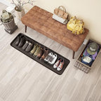 Matace 3 Pack Rubber Extra Large Shoe Tray for Entryway,Long Boot Tray,Slim Boot Mat for Indoor and Outdoor Use,16x55 in, Rectangular (Pack of 3) - size: 55"L x 16"W x 1.2"Th (Pack of 3)