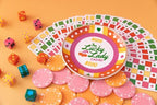 ban.do Novelty Trinket Tray, Ceramic Jewelry Dish, Small Decorative Tray for Keys or Decor, Cute Casino Chip Catchall Tray, Lucky Lady