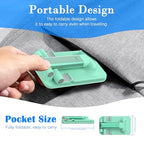 Cell Phone Stand, Adjustable Angle and Height Cell Phone Holder for Desk, Foldable and Portable, Anti-Slip Silicone Pad, Compatible with All Mobile Phones and 4-8 Inch Devices (Green&Green) - color: Green&Green