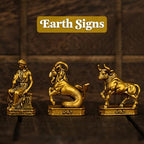 CHOVY Virgo – Virgo Maiden Brass Zodiac Sculpture – Elegant Handmade Retro Figurine, Solid Collectible Desk Decor, for Astrology Lovers - style: Virgo