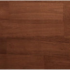 Folding TV Tray Table for Indoor Use, 1-Piece Rubberwood in Walnut Finish, 19" x 14.5" x 26" Snack Bed Desk