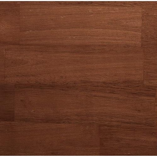 Folding TV Tray Table for Indoor Use, 1-Piece Rubberwood in Walnut Finish, 19" x 14.5" x 26" Snack Bed Desk