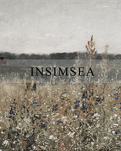 InSimSea Framed Canvas Wall Art Vintage Decor, Wildflower Field Vintage Wall Art Canvas Prints, Modern Farmhouse Bathroom Home Wall Decor, 16"x24" - color: Champ Fleuri, size: 24"L x 16"W