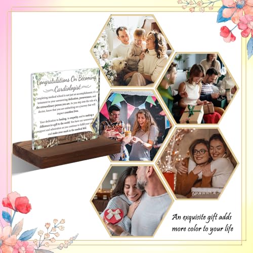 New Cardiologist Gifts for Cardiologist, Graduation Gifts for Cardiologist, Congratulations Gift for Cardiologist, Modern Acrylic Desk Plaque,10 x 10 x 1.5 cm,XXD80 - style: Cardiologist