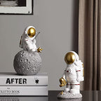 BUTILIVEEN Astronaut Fishing Star Figurines, Space Themed Bedroom & Desktop Shelf Decor, Gifts for Space Lovers & Christmas - style: Fishing