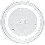 12.5" Microwave Glass Turntable Tray Glass Plate by Beaquicy - Replacement for GE Kenmore Samsung Hotpoint Microwave - 12 1/2" Plate - Replaces WB39X10003 WB39X10002 WB48X10005 WB49X10069 - size: 12.5"