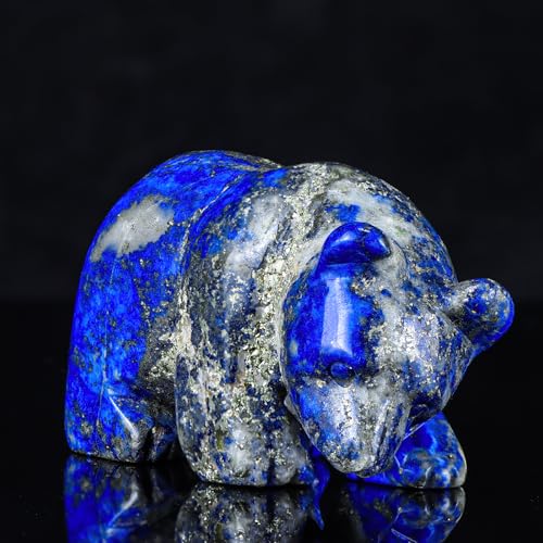 2.5" Crystal Dolphin Figurine Collectibles,Dolphin Gifts for Women, Sea Animal Sculpture Statue, Home Office Desk Decoration Ornaments (Lapis Lazuli) - color: Lapis Lazuli