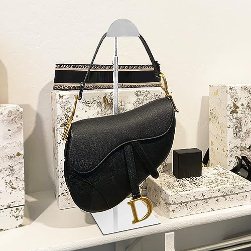 Royxen 3 Pack Purse Holder, Purse Display Stand with Adjustable Height, Bag Stands for Display, Stainless Steel Purse Rack for Bags Organizer (Silver) - color: Silver