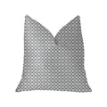 Object Lens Blue & Beige Luxury Throw Pillow 24 x 24 in.