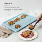 KitchenAid 13x18in Nonstick Aluminized Steel Baking Sheet, Mineral Water - color: Mineral Water, size: 13 x 18 Inch