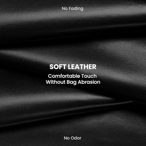 DGAZ Leather Purse Organizer For Kelly Bags,Waterproof and Lightweight,Luxury Handbag Tote in Bag Shapers, Women(KL25 Retourne,Black)
