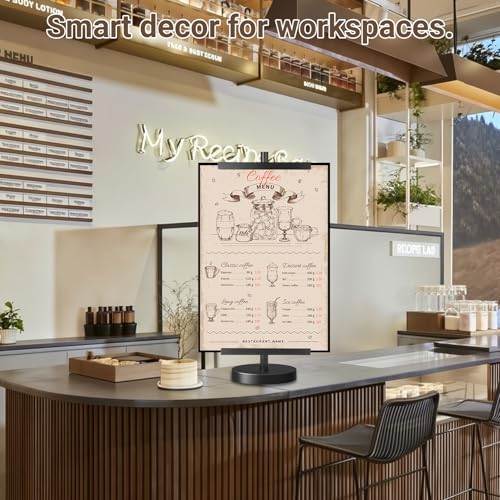Easel Stand for Sign-Heavy Duty Tabletop Display Easel, Adjustable 28" Metal Picture Frame Stand for Wedding Signs, Art, Photos, French Style Table Top Easel, Plate Stands for Display (Black) - color: Black, size: 28inch