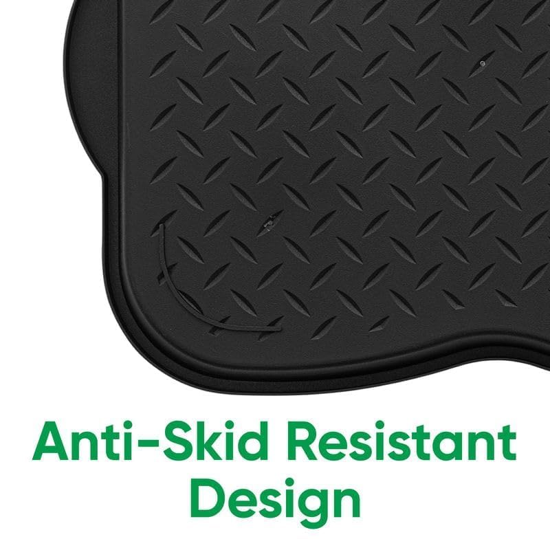 Superio Shoe & Boot Tray for Entryway, All Season Indoor and Outdoor Waterproof Mat for Snow and Mud, Heavy Duty Black Shoe Tray, Multi-Purpose: Pet Food, Under Sink Mat, Garden, All-Weather Use