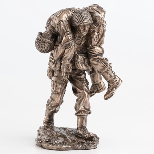 Veronese Design 5 1/8 Inch No Soldier Left Behind Cold Cast Resin Bronze Finish Military Gift Statue