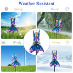 Wind Spinner Outdoor,Waterproof Garden Windmill Spinners,Kinetic Metal Sculpture for Outdoor Yard Lawn Patio Decorations - size: Fairy Wind Spinner
