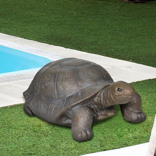 SKYFIRE Large Turtle Statues for Garden - 29.5' x 15.7' x 11.8' Fiber Reinforced Concrete Figurines, Garden Sculptures & Statues for Outdoors, Lawn, Yard, Indoor - Tortoise Outdoor Decor - color: Turtle, size: 29.5*15.7*11.8inch