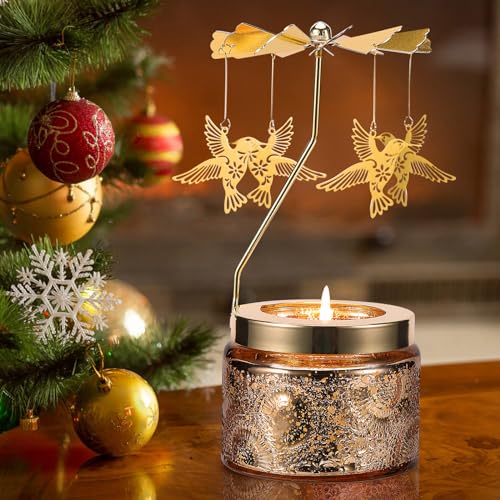 Mothers Day Gifts for Mom Wife Daughter Sister, Birthday Gifts for Women, Unique Hummingbird Gift for Friends Women, Rotatable Scented Candles Gift for Mothers Day Anniversary Christmas - size: Hummingbird