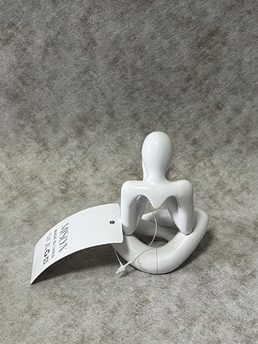 MISLYN Plastic Sculptures Home Decor Thinker Statue Aesthetic Sculpture Room Decor Modern Abstract Decoration on Shelf Table Desk
