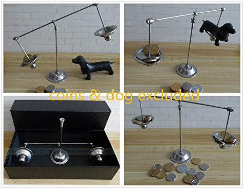 Sunnytech Balance Physics Steel Balancing Kinetic Art Decompressive Science Psychology Home Office Toy for Desk Decor WJ153 - style: WJ153