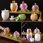Lotus Embossed Resin Jar Mold with Lid, Silicone Mold for Epoxy Resin Casting, Small Storage Container, Candy Jar, Candle Holder, DIY Home Decor (style7)