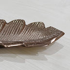 BBH Home's Handmade Bronze Novelty Shaped Aluminium Tray 15.78 x 3.74 x 1.18 AMBBVK033AB2020 - color: Bronze