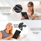 MoKo Security Hand-Strap for 9-11 Inch Tablet, iPad Pro/Air/Kindle Fire HD/Samsung, High-Elasticity Versatile Hand Strap Lightweight Finger Grip Holder, Black - color: Black, style: Patterned Strap